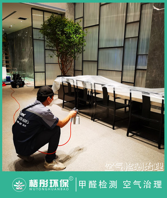 海口羅牛山玖悅臺(tái)售樓部甲醛治理