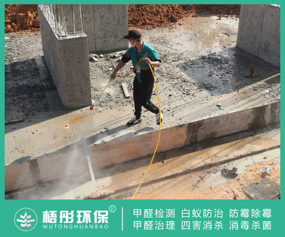 萬寧市山海和灣第五次地基白蟻預防